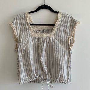Madewell Peasant Top